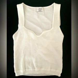 Wilfred crop knit tank